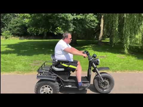 Invader Fast OFF ROAD Mobility Scooter by scooterpac - 4mph 8mph and 16mph speed settings.