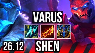 VARUS vs SHEN (TOP) | BR Challenger | 26.12