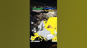 European Countries That Have Pyramids #mapper #europe #mapping #geography #mapchart #demographics