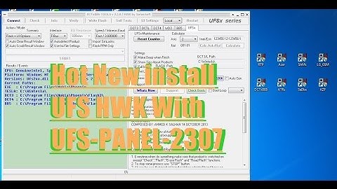 Hot New install UFS HWK With UFS-PANEL-2307