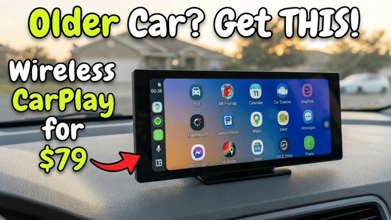 Universal Wireless CarPlay & Android Auto Display – The BEST