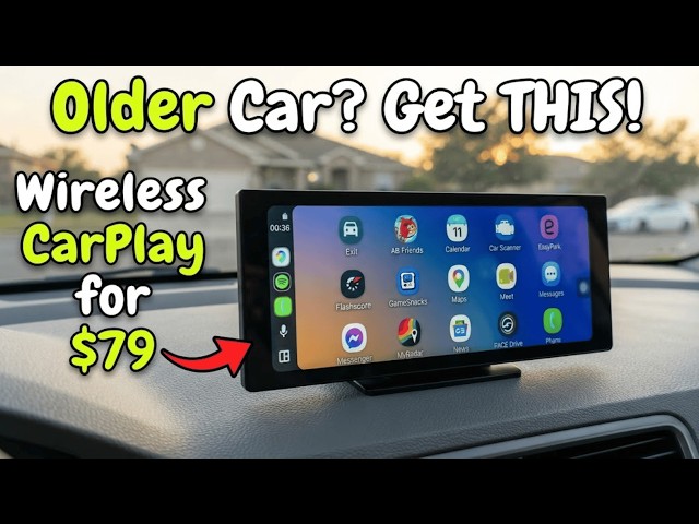 Universal Wireless CarPlay & Android Auto Display – The BEST