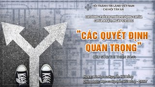 HTTL TÂN AN - TP ĐÀ NẴNG - Chương trình thờ phượng Chúa - 05/09/2021