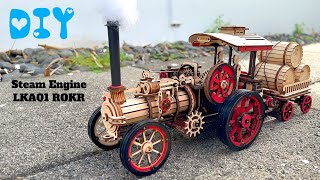 ROKR Steam Engine LKA01 Step by step | Robotime