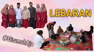 VLOG LEBARAN || TUTORIAL JILBAB MAK BETI ? #dirumahaja