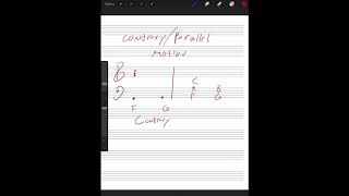 Lesson 46. Contrary/Parallel Motion Voice Leading