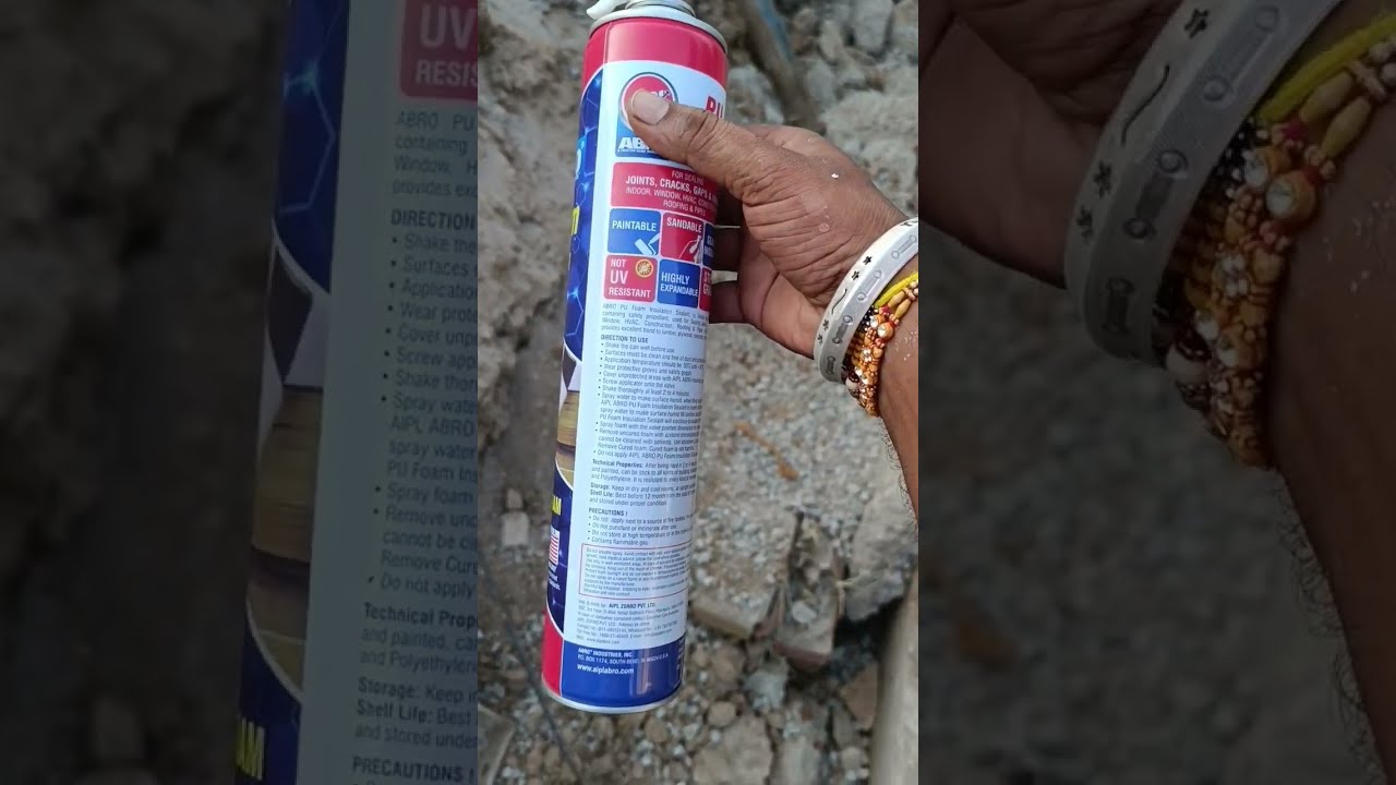 Pu Foam For Gap Filling Shuttering Construction India