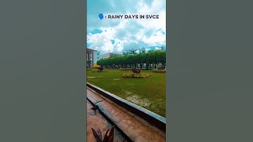 Rainy days in SVCE😍 #rainyday #rain #viral #viralvideo #viralshorts #svce #engineering #btech
