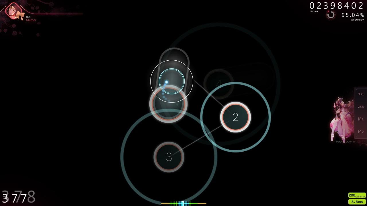 washed up osu player breaks combo on a slider YouTube