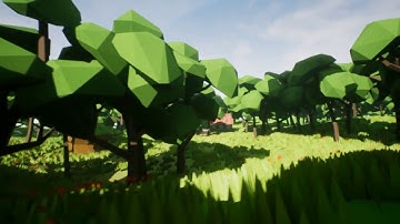 low poly level unreal engine 4