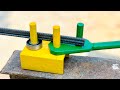 Simple bending tricks for metal bar || Useful ideas for metal bar bending || Metal Bender