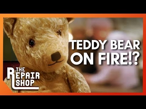 Repairing A Teddy Bear Damaged By Fire | The Repair Shop