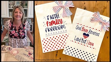 Super Easy DIY Patriotic Garden Flags | Magnolia Design Co