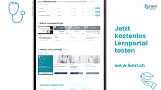 Das FOMF Lernportal für medizinische Fortbildung - jetzt kostenlos testen!