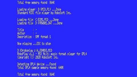 RoboPlay MIDI update 2