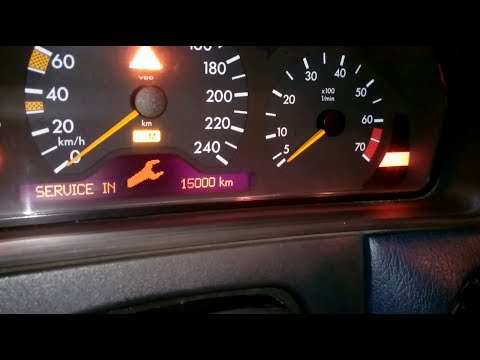 Reset Service Reminder on Mercedes W210 (1995-1999) / How to Reset service interval in Mercedes W210