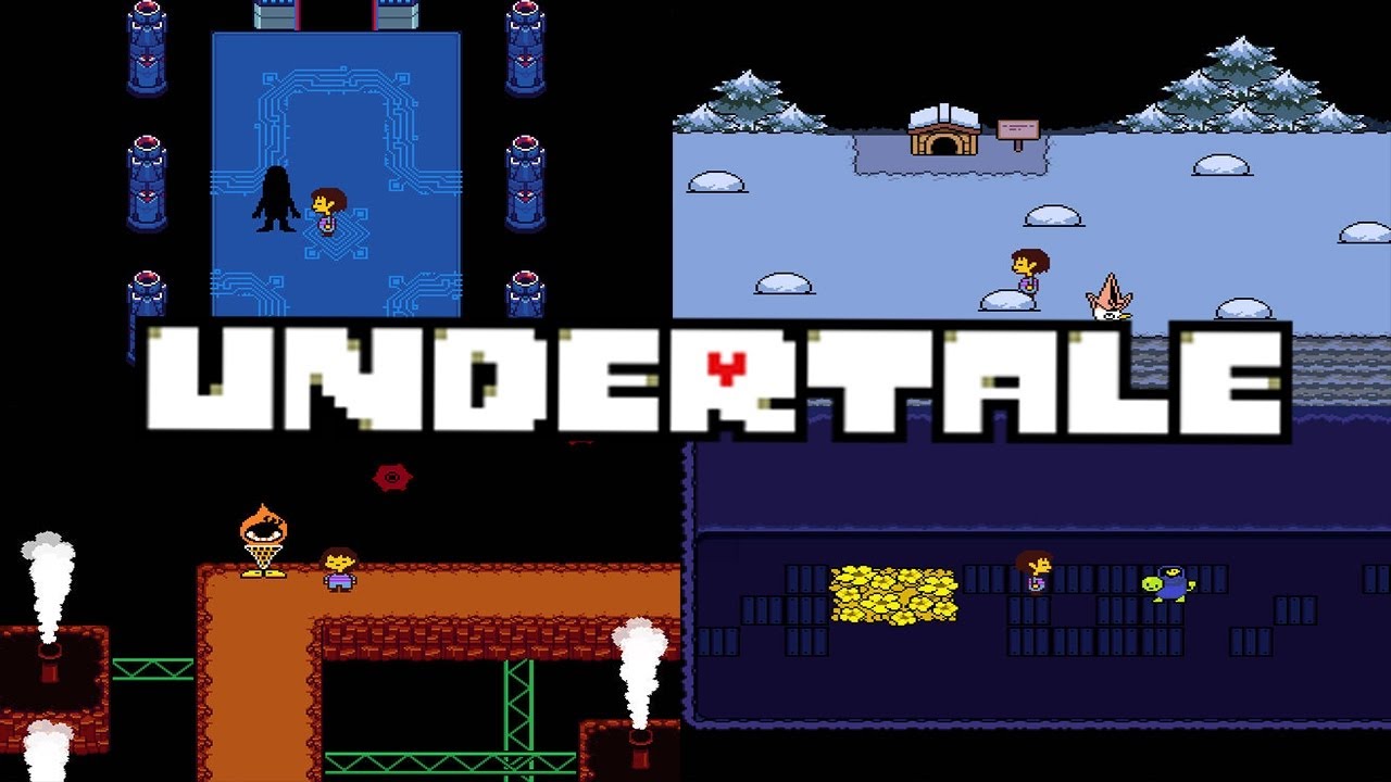 Undertale жаркоземье карта