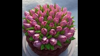 :   2  "  "    @_natalya_kolbasova_ Cake Basket with flowers"