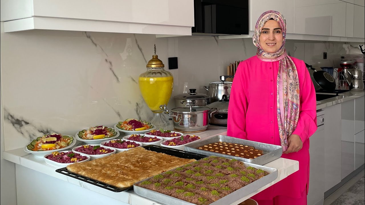 BAYRAM İÇİN 10 ÇEŞİT MİSAFİR HAZIRLIĞI 💯BAYRAM YEMEKLERİ 😍TATLI TARİFLERİ 💯Bayram Vlog