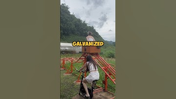 They Powered A Mini Rollercoaster With A Stationary Bike (📸: thanhlena)