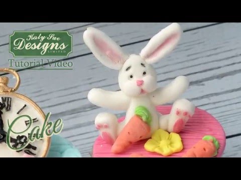 RABBIT Silicone Mould 28 mm Easter Bunny Fimo Sugarpaste Fondant Sugarcraft