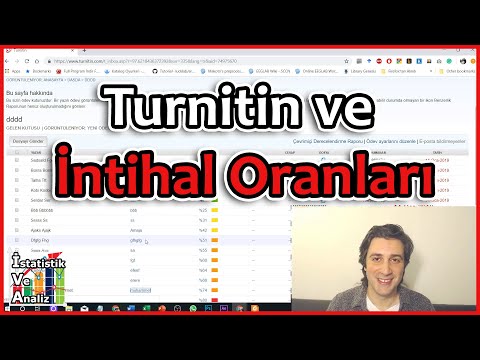 İntihal Nedir? İntihal Oranı Nasıl Düşürülür? Turnitin Programı Uygulaması