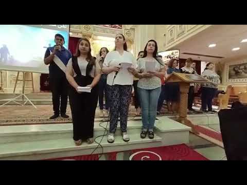 ترنيمة أين أنت يا ربي كورال يوحنا المعمدان والشهيد رؤوف صليب