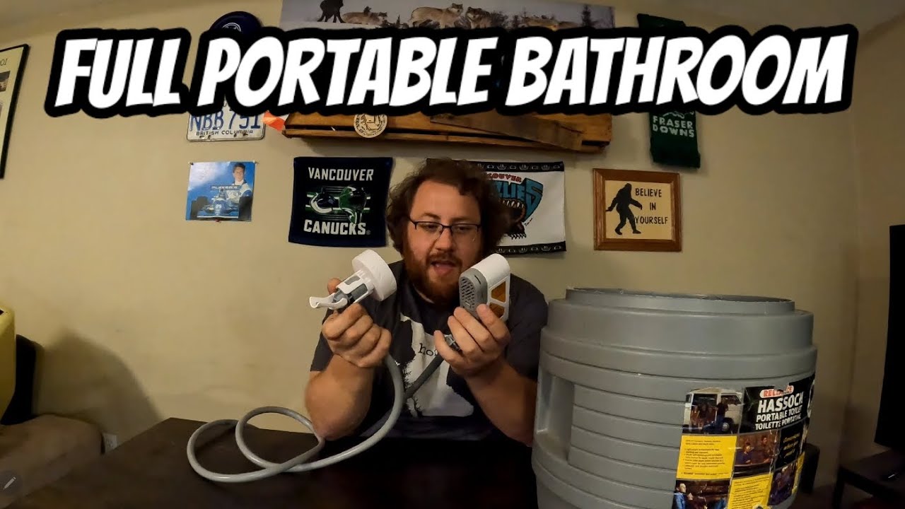 Upgrading My Van's Portable Bathroom Setup - Flextail Max Shower Test