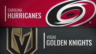 Recap: CAR vs VGK   Nov 3,  2018