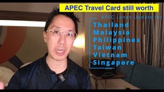 APEC Travel Card update Summer 2023 - Is it still worth it?