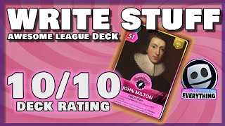 The Write Stuff League Deck - Cards Universe & Everything