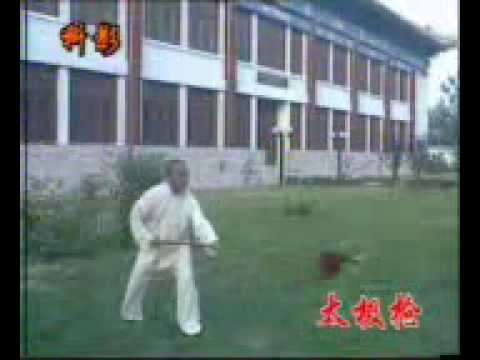 Dmonstration de la lance au Taiji quan par Wang Pe...