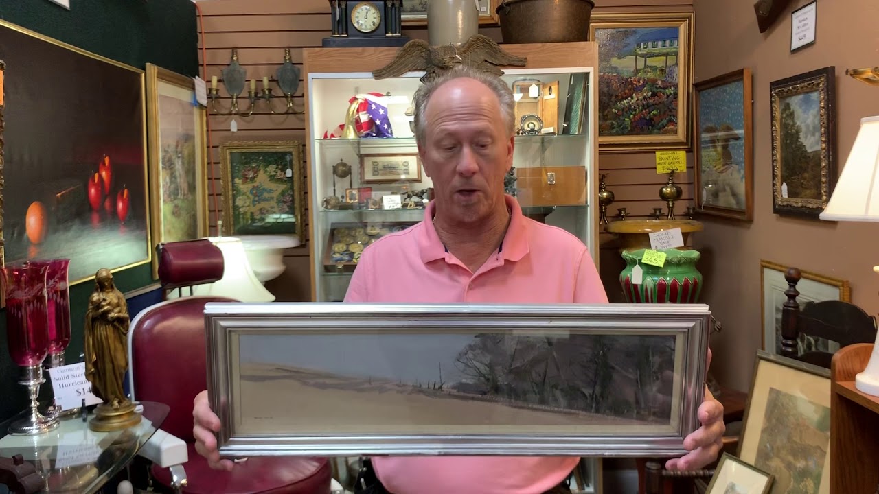 Listed Original Scottish James Morrison Oil Painting On Board Scotland