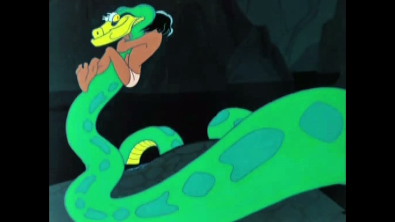 Слушать про змей. Маугли 1973 Каа. Анаконда из мультфильма. Питон из Маугли.