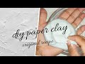 DIY Paper Clay Recipe || How to make Paper Clay || Paper Mache || Something Artistic ||