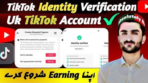 Uk Tiktok Account IDENTITY Verification | How to Verify Identity on Tiktok Uk Account | 2025