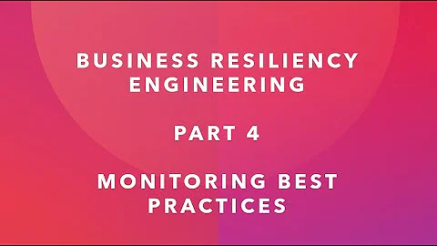 Resiliency Engineering  - Part 4 - Monitoring & Alerting