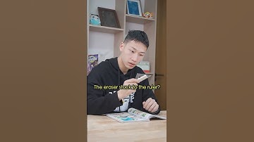 Do You Believe That the Eraser Could Slowly “EAT” the Ruler Away❓