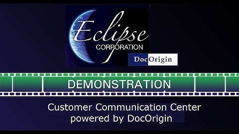 Customer Communication Center powered by DocOrigin