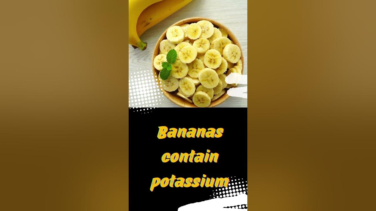 how is it possible? ARE Bananas radioactive ? didyouknow chemistry radioactive YouTube