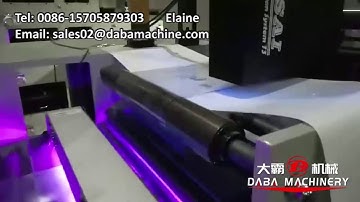 2 colors flexographic printing machine with LED UV