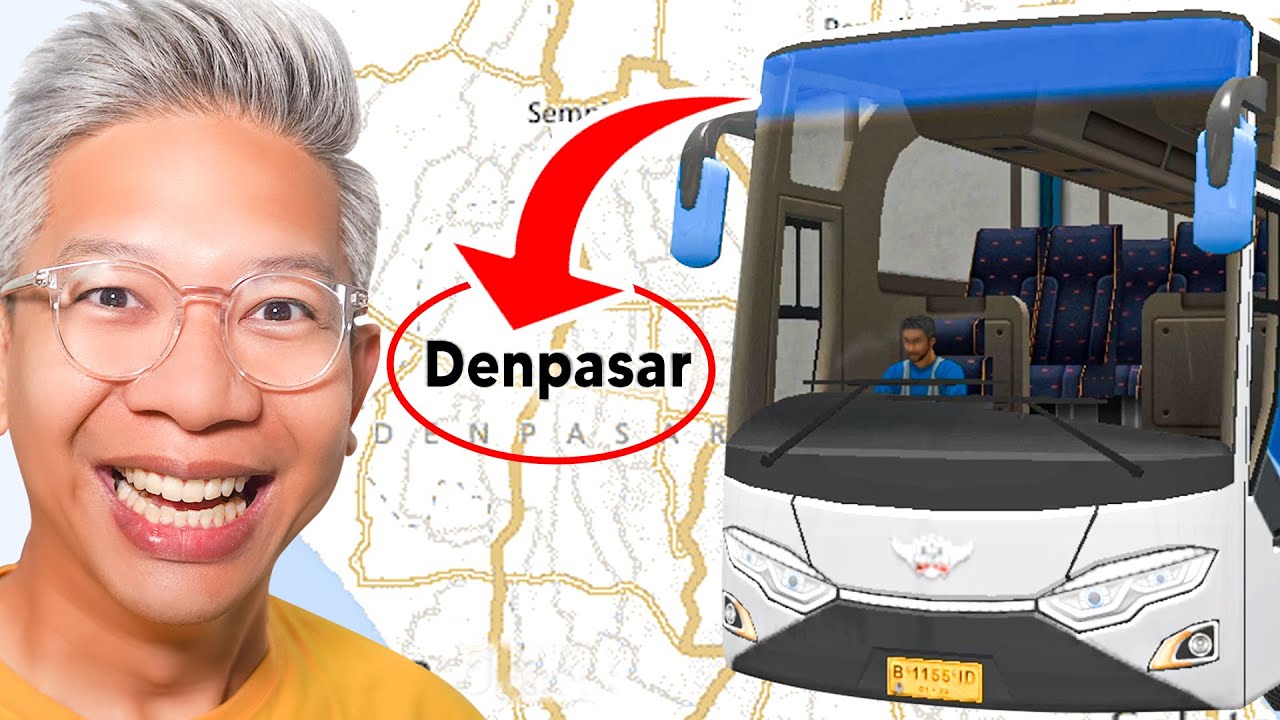 NYUPIR BIS DENPASAR-GILIMANUK!! BUS SIMULATOR INDONESIA!!