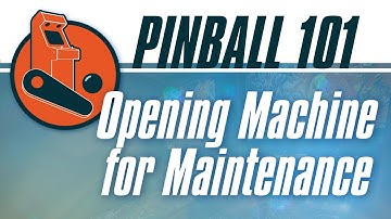How do you open a pinball machine for Maintenance Mode? Pinball 101 | Arcade Gaming Central
