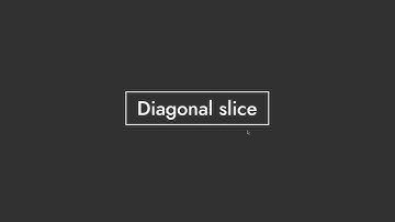 Diagonal slice hover effect in UE4