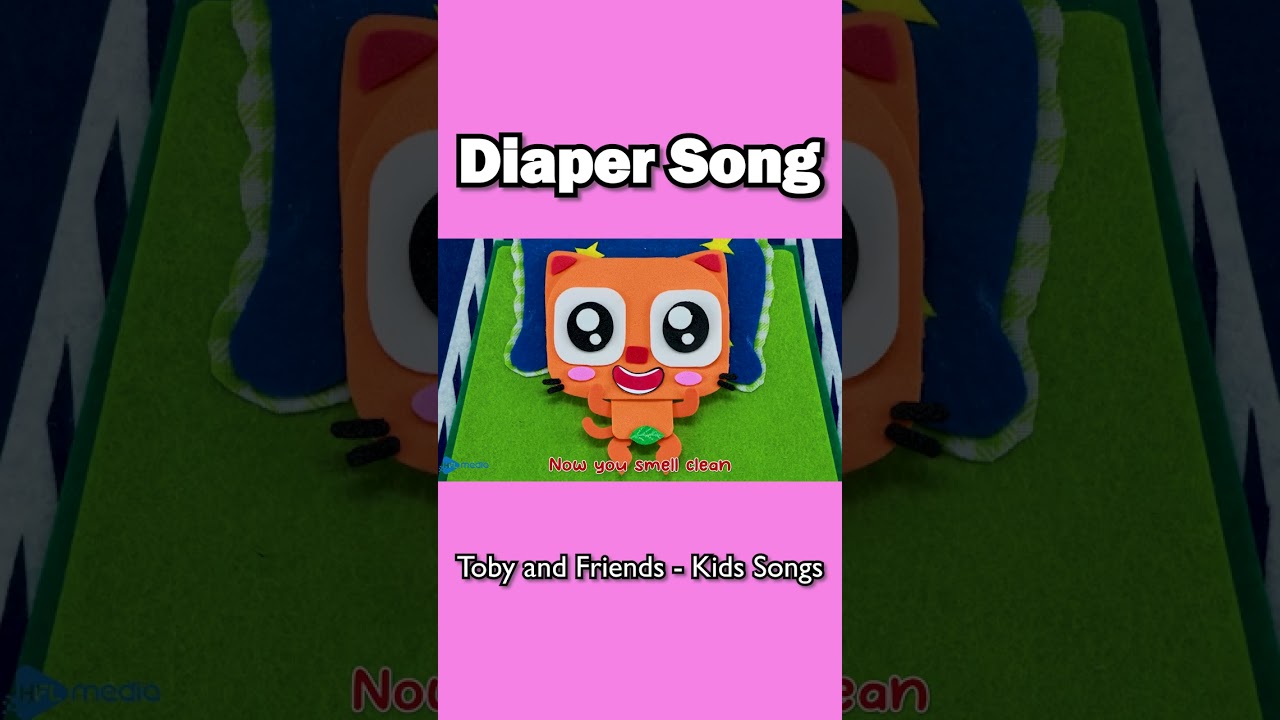 Diaper Song - Toby And Friends | Animal Songs For Kids 