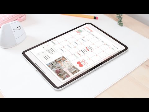 💕 Digital Planning on iPad | February Plan with me (+ free sticker pack)