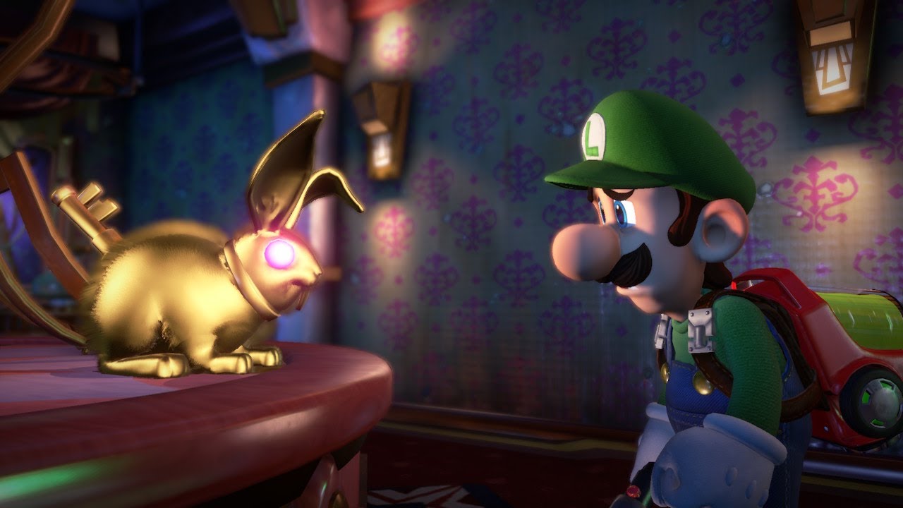 Laugi Rabbits Follow & Catch the Golden Rabbit | Luigi's Mansion 3 Part 70 (Logan ...