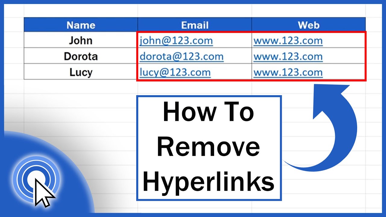 how to disable links in excel