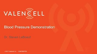 Valencell Blood Pressure Demonstration