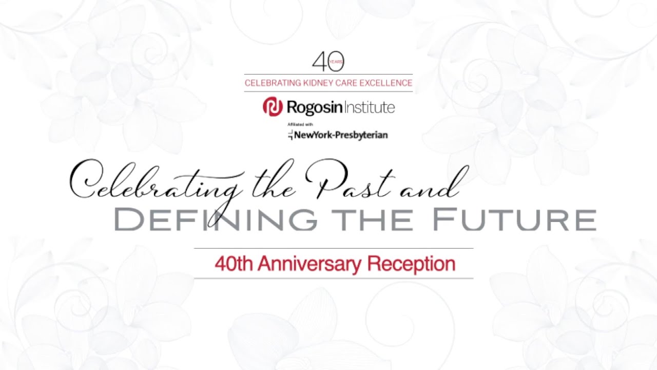 Rogosin 40th Anniversary Celebration Highlights